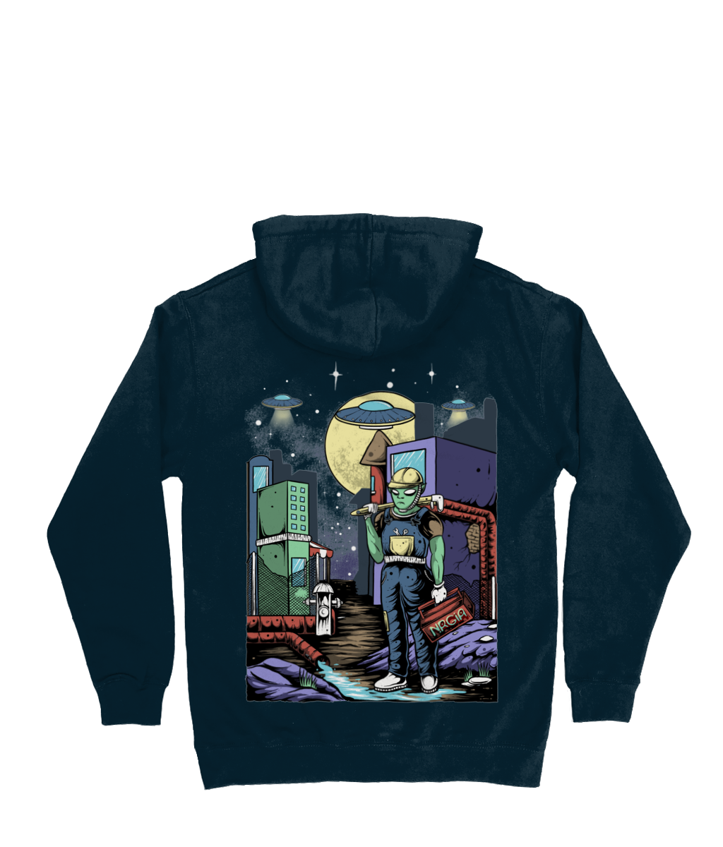 -Plumbing out of this world -Hoodie